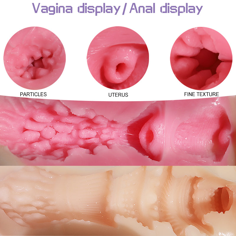 7Kg Sex Doll Male Sex Dolls Entry-Level Ass Pocket Pussy Adult Sex Toys for Men, Realistic Female Adult Torso Mini Butt Stroker with Tight Vaginal Anal Hip Male Masturbator