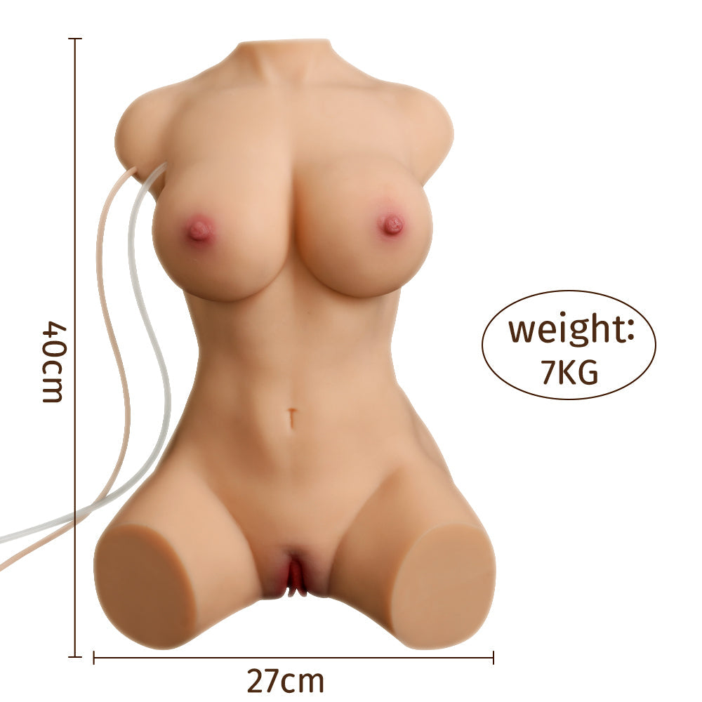 15.4LB Automatic Sucking and Vibrating Male Masturbator Sex Doll with Exhaust and Cleaning Function,Tight Anus and Vagina of Sex Toy with 5 Sucking Frequencies &5 Vibration Frequencies Choice Sex Toys  - HiREALOVE Official Store