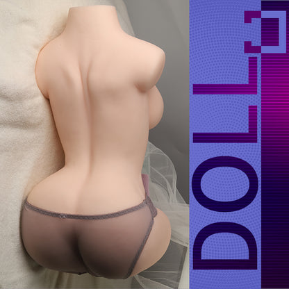 Lifelike Sex Dolls, Life Size Flexible Torso Sex Doll for Men, with Soft Big Boobs Big Butt Pussy Ass, 13Kg Realistic Full Size Love Dolls Vaginal Anal Breast Sex for Penile Training Adult Sex Toys