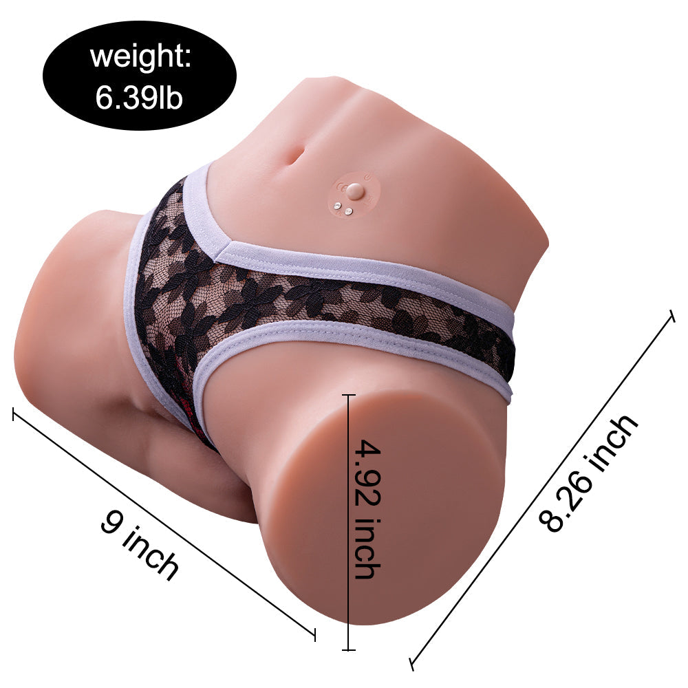 6.39LB Automatic Vibrating Ass Sex Doll Male Masturbator, Realistic Pocket Ass Stocker with Vibration Function for Vaginal Sex, Anal Sex, Mini Size Sex Dolls, Adult Sex Toy for Men Masturbation Sex Toys  - HiREALOVE Official Store